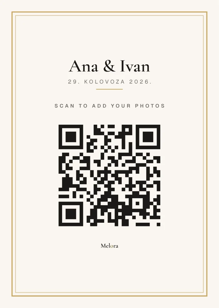 Plain card design.